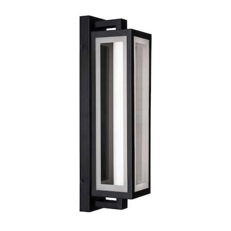 Afx Blake LED Outdoor Sconce, 24'', Black, 5CCT 120-277V BLKW0724LAJUDBK